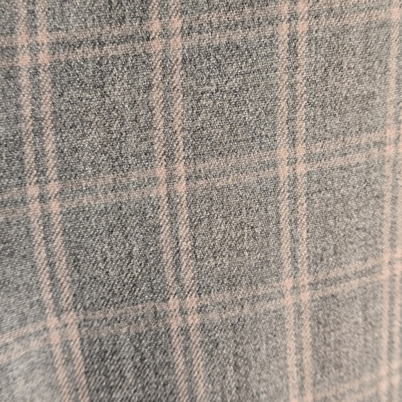 Express Columnist Gray Plaid Barely Boot Pants Size 4R MidRise Stretch 4 Pockets - Picture 5 of 16